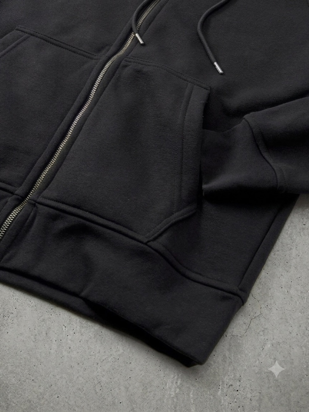 NIB Flint and Tinder 10-Year Full Zip Hoodie 2.0 Black Large Factory Sealed - Picture 7 of 12